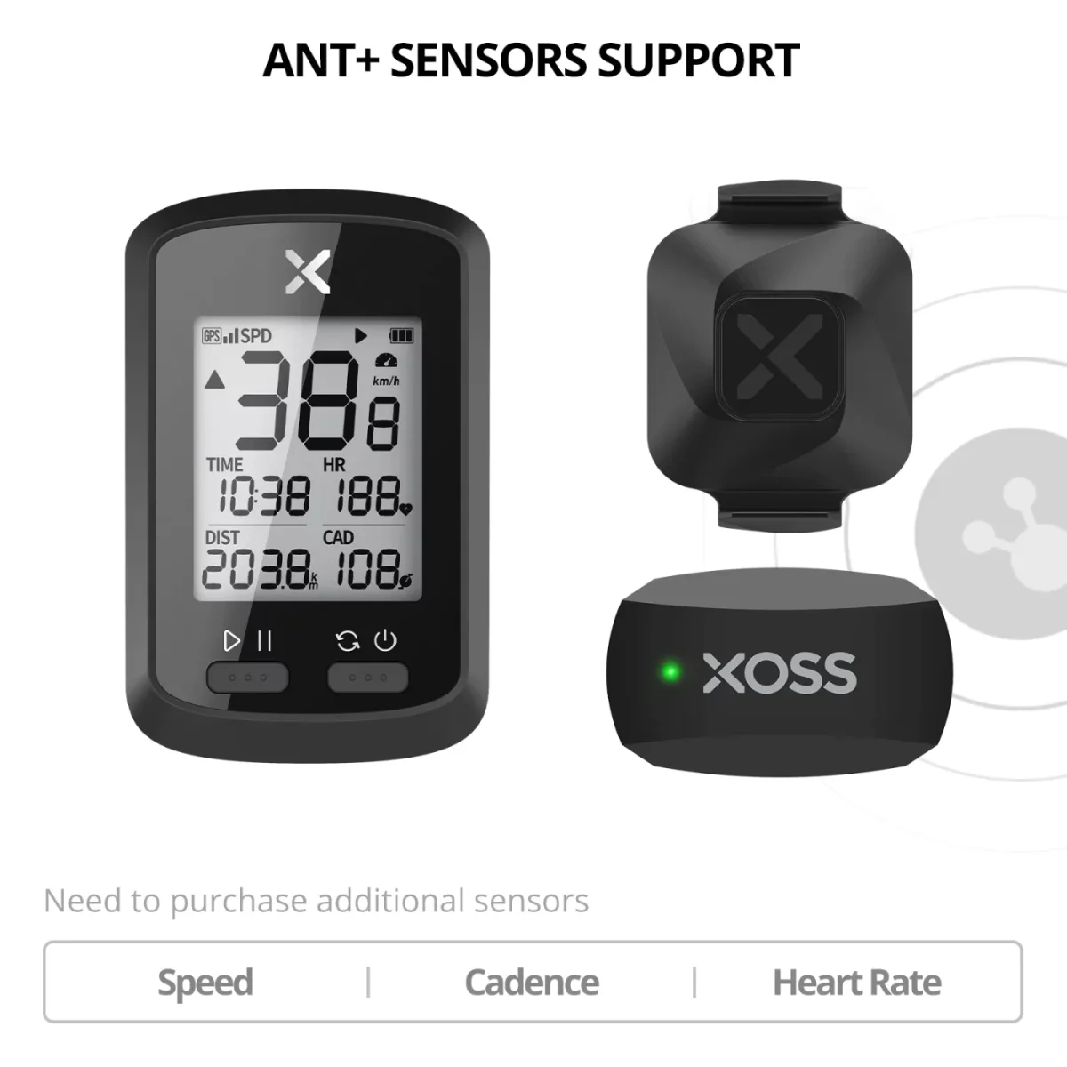XOSS G+ Smart GPS Cycling Computer